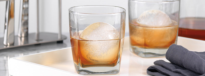 Tevolo Silicone Ice Sphere Molds 2.5 Rounds - Add Class To Your Whiskey  Drinks