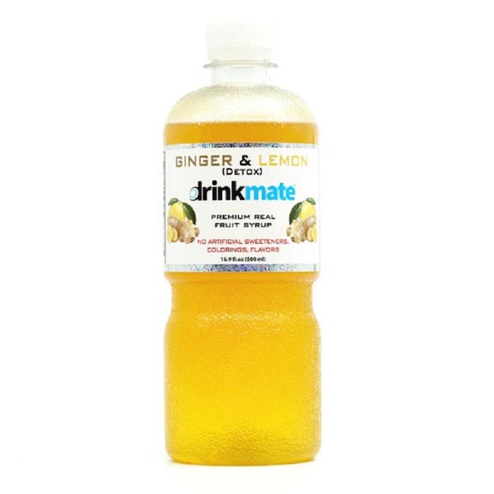 Drinkmate Ginger and Lemon Premium Italian Syrup - 17oz