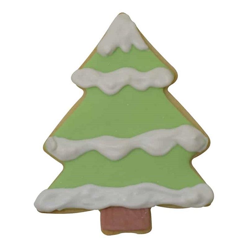 Trudeau Christmas Tree Metal Cake Pan Non-stick Green 
