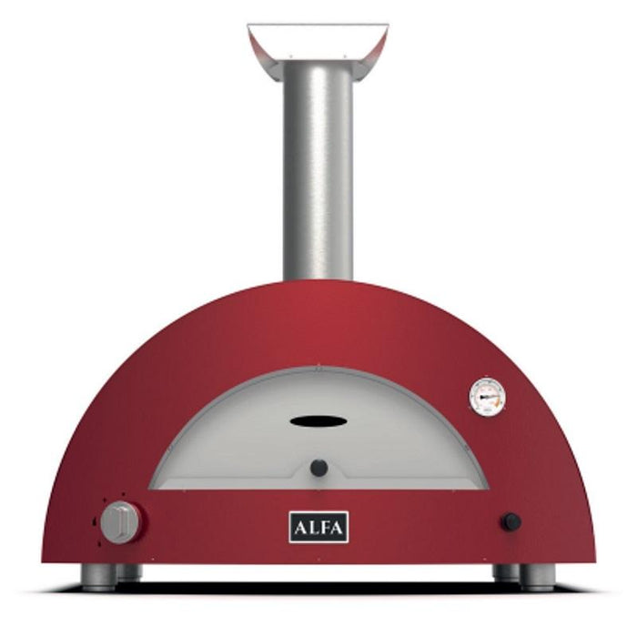 Alfa 2 Pizze 24" Gas-Fueled Pizza Oven - Antique Red