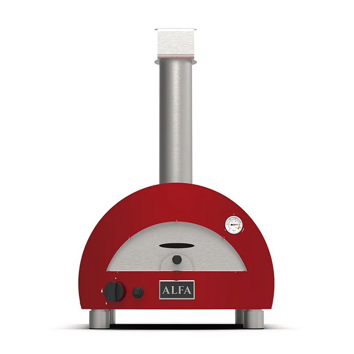 NEW Alfa Portable Gas-Fueled Pizza Oven - Antique Red