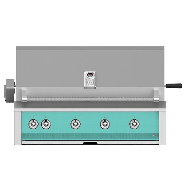 Aspire by Hestan 42" Built In LP Grill with 3 Tubular U-burners, 1 Sear Burner and Rotisserie