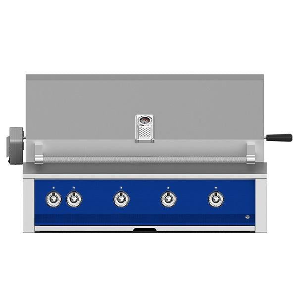 Aspire by Hestan 42" Built In LP Grill with 3 Tubular U-burners, 1 Sear Burner and Rotisserie