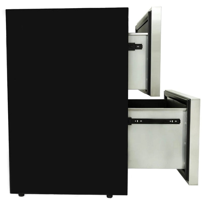 Blaze 23.5-Inch 5.1 Cu. Ft. Outdoor Stainless Steel Double Drawer Refrigerator
