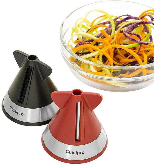 Cuisipro Set of 2 Spiral Cutters, with 1 Julienne, 1 Ribbon cutter
