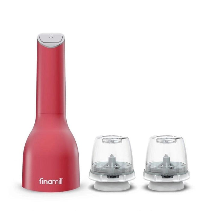 FinaMill Sangria Battery Spice Grinder with 2 Interchangable Pods