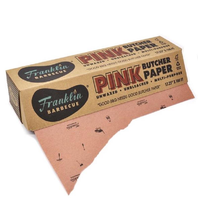 http://faradayskitchenstore.com/cdn/shop/products/Franklin_BBQ_Pink_Butcher_Paper_Roll.jpg?v=1640191360