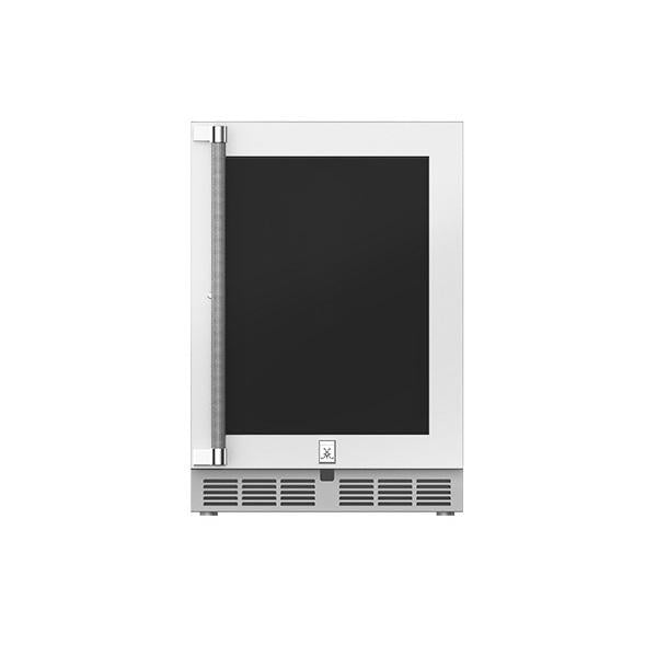 Hestan 24" Refrigerator with Glass Door, Right Hinged