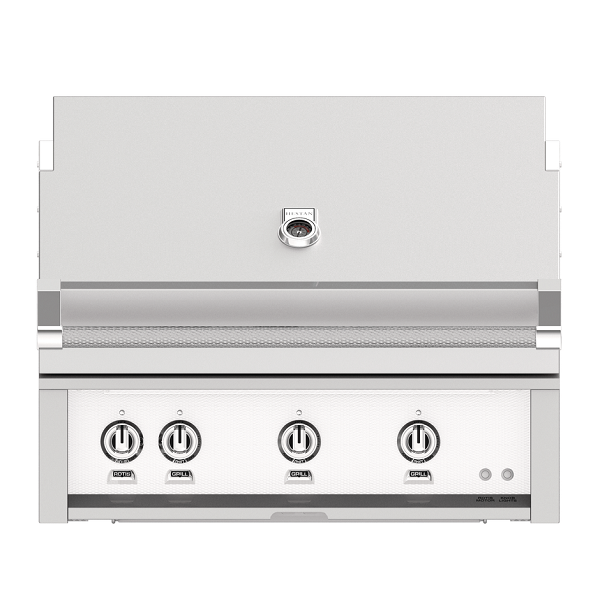 Hestan 36" Built-In Grill with 2 Trellis Burners and Rotisserie, Propane