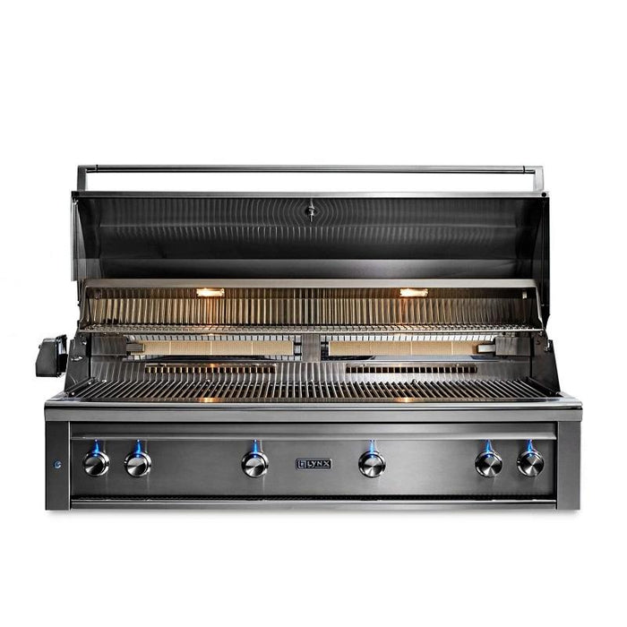 Lynx 54" Built-In Grill - 1 Trident Infrared Burner - 3 Ceramic Burners and Rotisserie