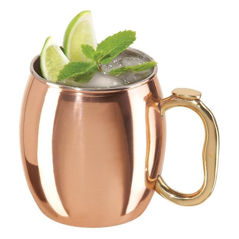 Moscow Mule Copper Mug - Copper Plated Double Wall Hammered