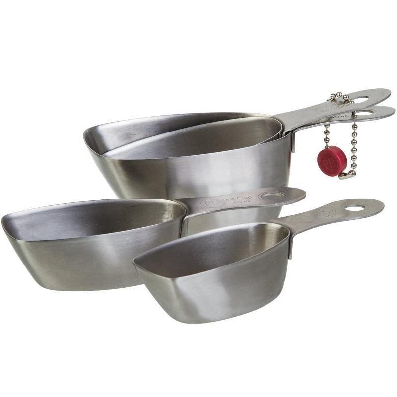 RSVP Stainless Steel Dry Measuring Cups (Set of 7)