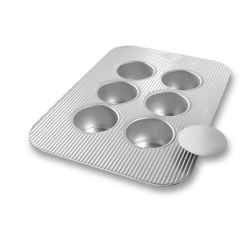 Texas Muffin Pan, 6 Cup, Nonstick - USA Pan