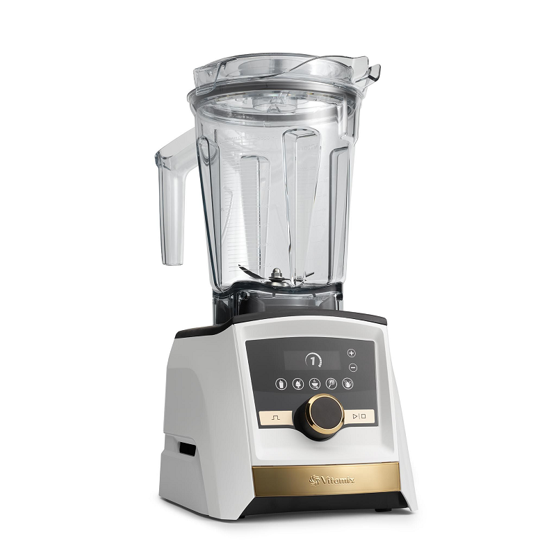 Vitamix A3500 Ascent White with Gold Accents, — Faraday's Store
