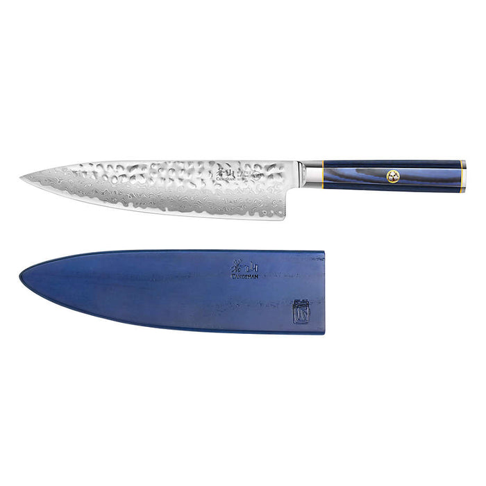 Cangshan Kita Blue 8" Chefs Knife with Sheath