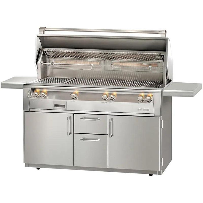 Alfresco ALXE 56" FS NG All Grill With Sear Zone And Rotisserie
