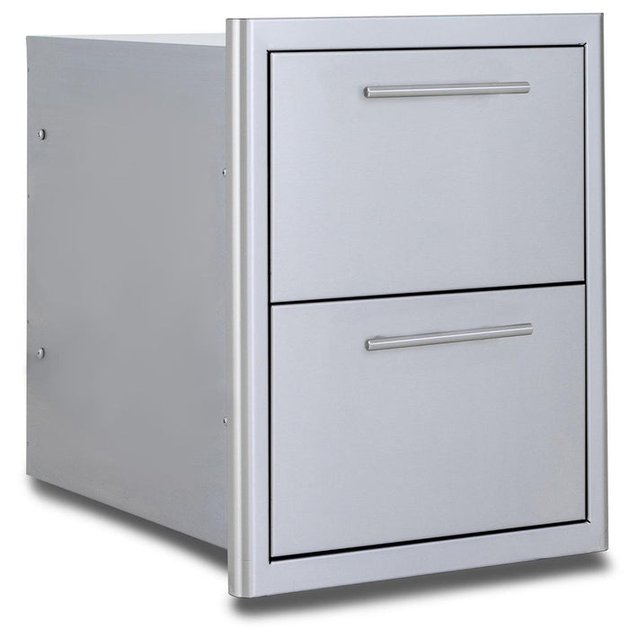 Blaze 16-Inch Stainless Steel Double Access Drawer