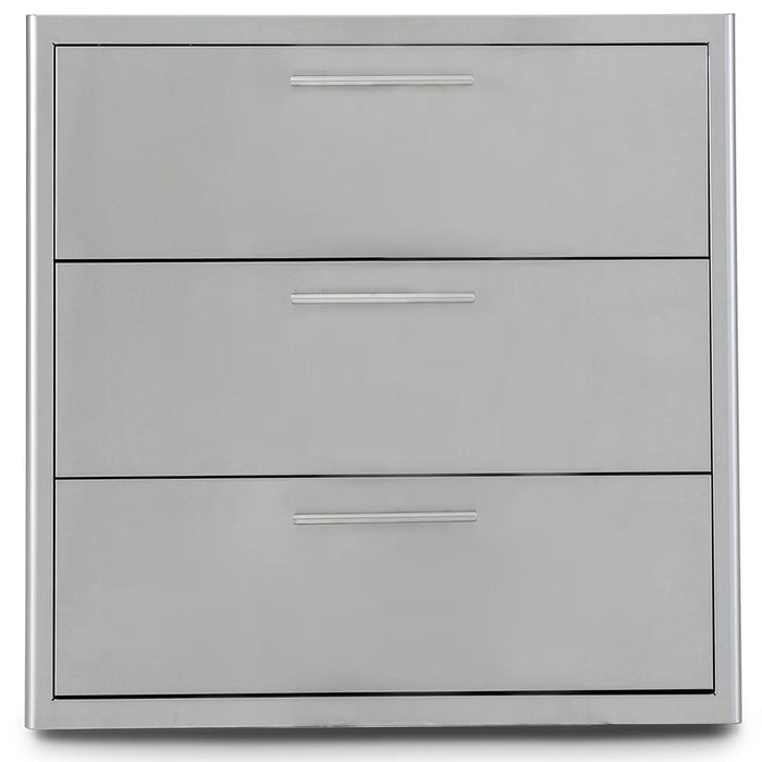 Blaze 30-Inch Stainless Steel Triple Access Drawer