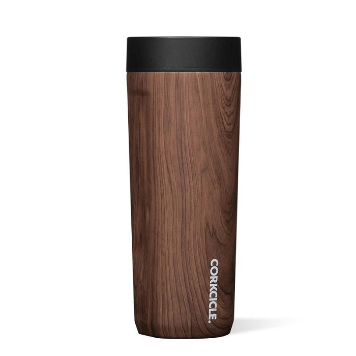 Corkcicle 17oz Commuter Cup Insulated Tumbler - Walnut Wood