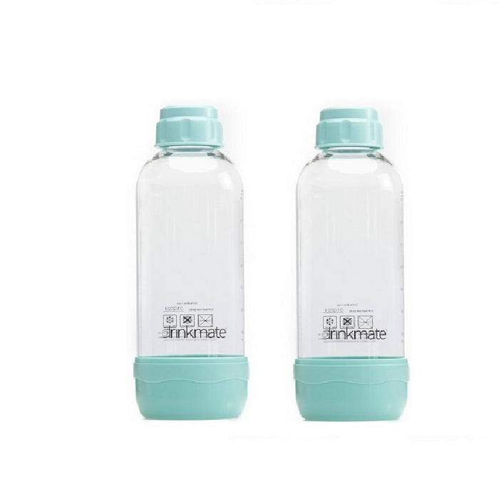 Drinkmate Blue 0.5 Liter Bottles - Twin Pack