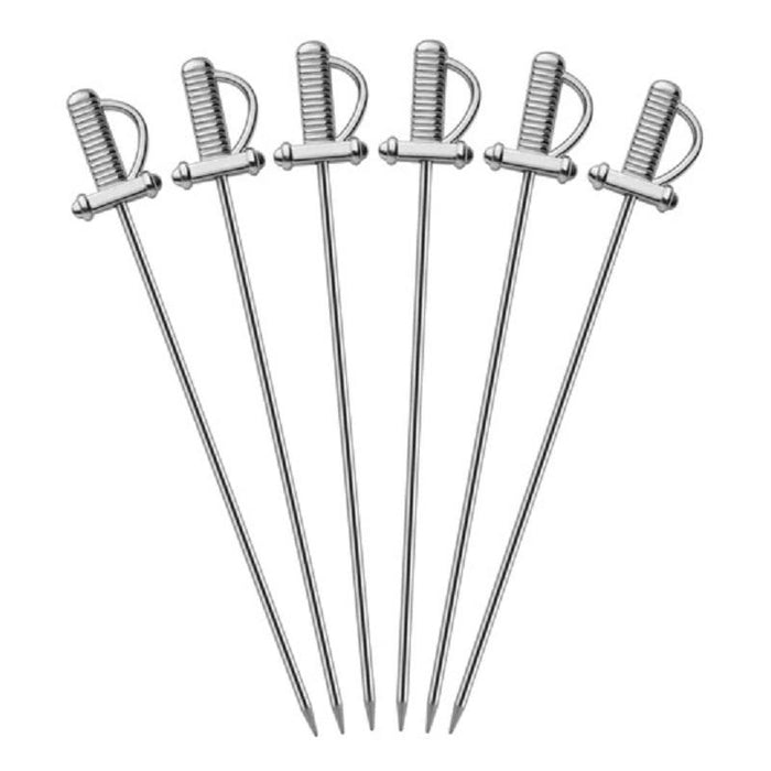 Final Touch Sword Cocktail Picks - 6 Pack