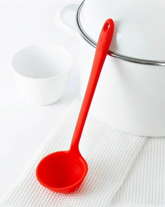 GIR Red Skinny Silicone Ladle