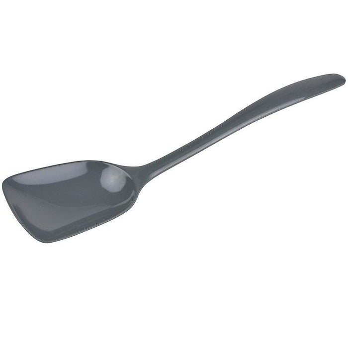 Gourmac 11" Melamine Flat Front Spoon, Grey