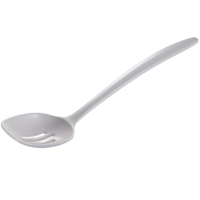 Gourmac 12" Melamine Slotted Spoon - White