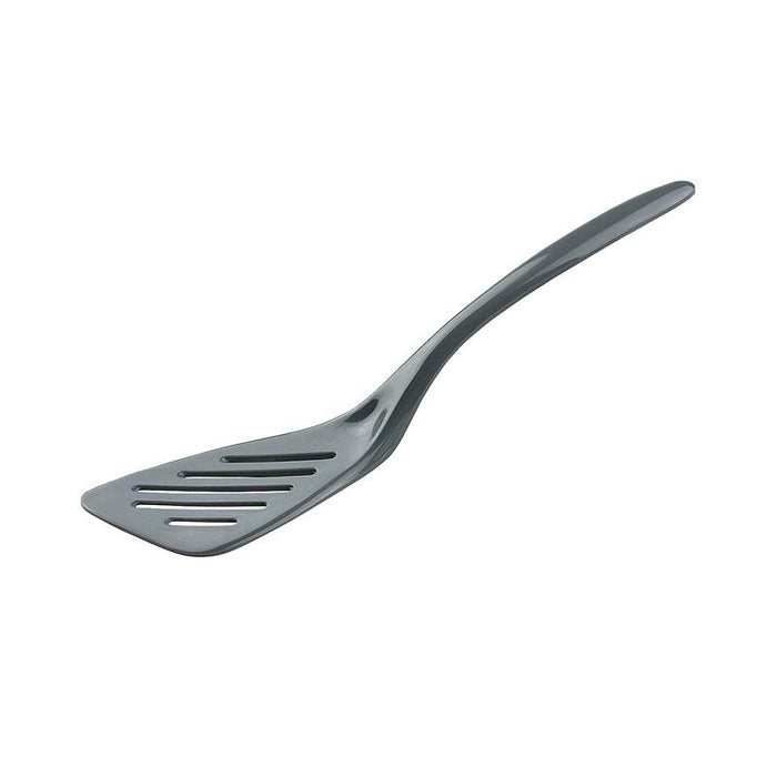 Gourmac 7.25" Melamine Mini Slotted Turner, Grey