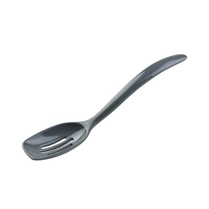 Gourmac 7.5" Melamine Mini Slotted Spoon, Grey