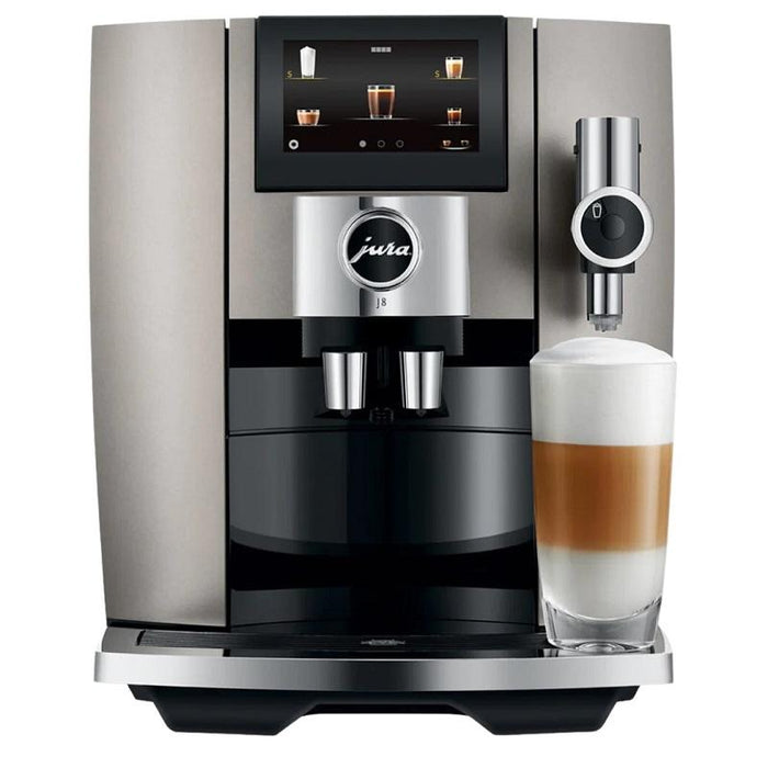 JURA J8 Fully Automatic Espresso Machine - Midnight Silver