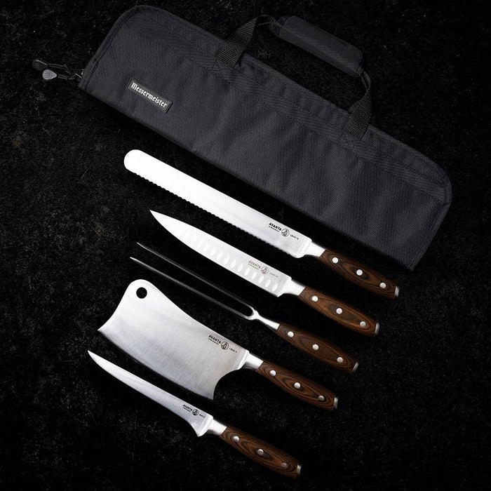 Messermeister Avanta Pakkawood 6-Piece Pro BBQ Knife Set