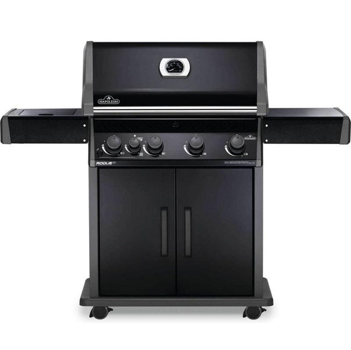 Napoleon Rogue XT 525 LP Grill w/ Infrared Side Burner- Black