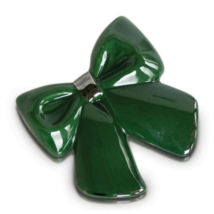 Nora Fleming Wrap It Up Green Bow Mini