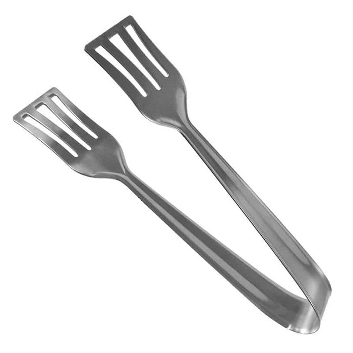 R & M International Mini Stainless Steel Serving Tongs