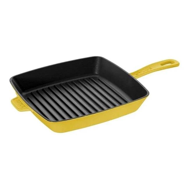 Staub 12" Cast-Iron Enameled Square Grill Pan