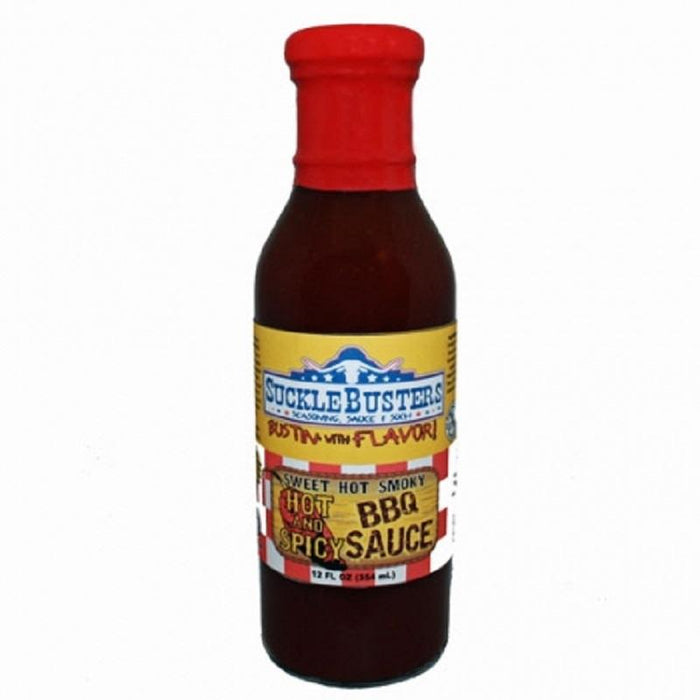 SuckleBusters Hot and Spicy BBQ Sauce - 12oz