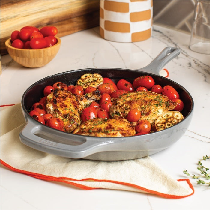 Lodge USA Enamel 11” Enameled Cast Iron Skillet, Moonstruck