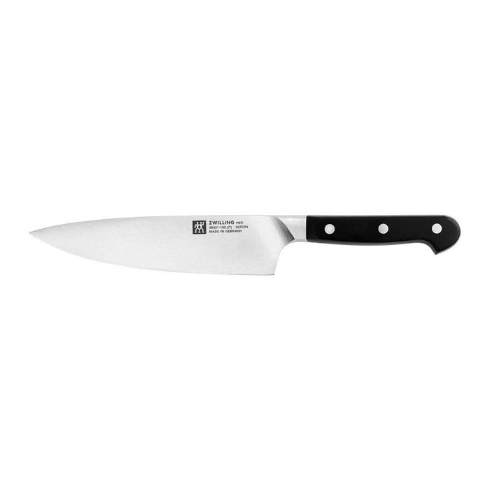 Zwilling Pro 7" Slim Chef Knife Black