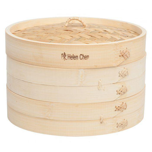 Asian 10" Bamboo Steamer Basket - Faraday's Kitchen Store