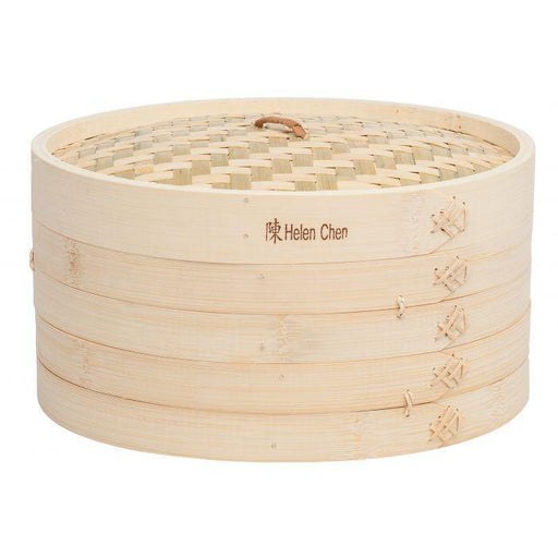 Asian 12" Bamboo Steamer Basket - Faraday's Kitchen Store