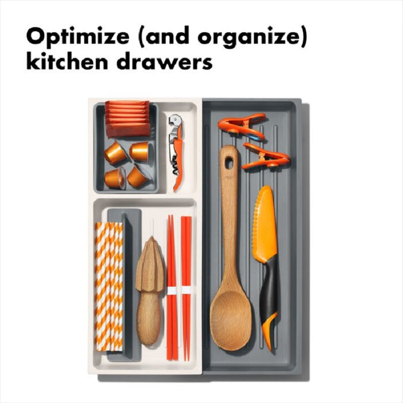 OXO Large Expandable Kitchen Tool Drawer Organizer