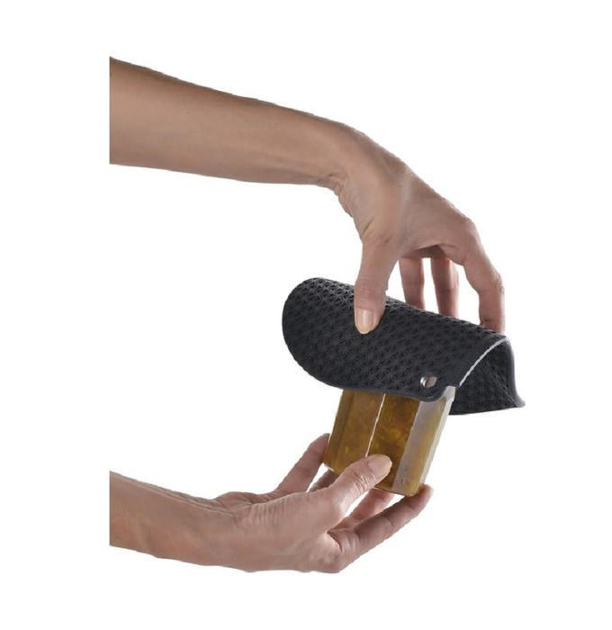 Charles Viancin Silicone Black Honeycomb Potholder