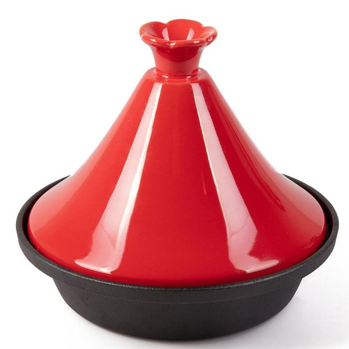 4-Quart Red Tagine with Cast Iron Base