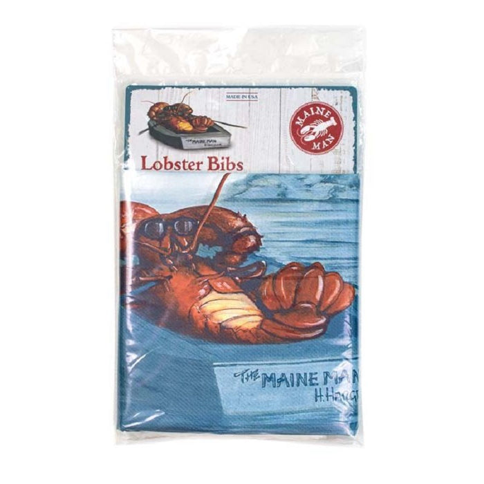 Maine Man Disposable Lobster Bibs - 4 Pack