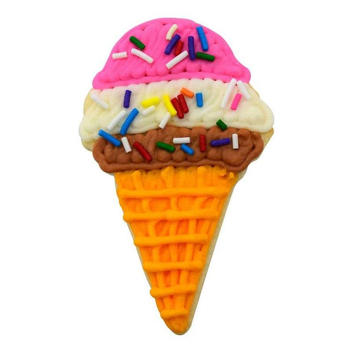 4" Ice Cream Cone Cookie Cutter