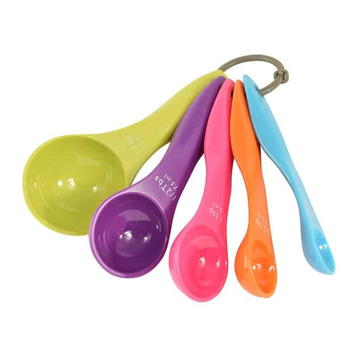 5-Piece Plastic Measuring Spoon Set