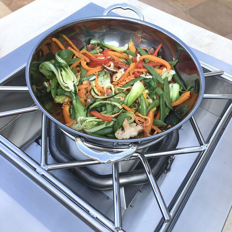 Hestan NanoBond Stainless Steel 14 Covered Wok