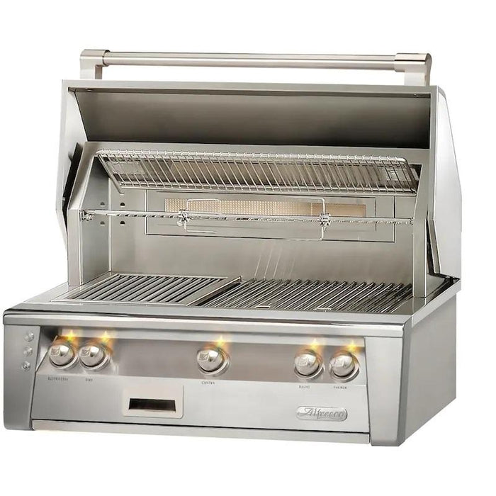 Alfresco ALXE 36" BI NG Grill With Sear Zone And Rotisserie