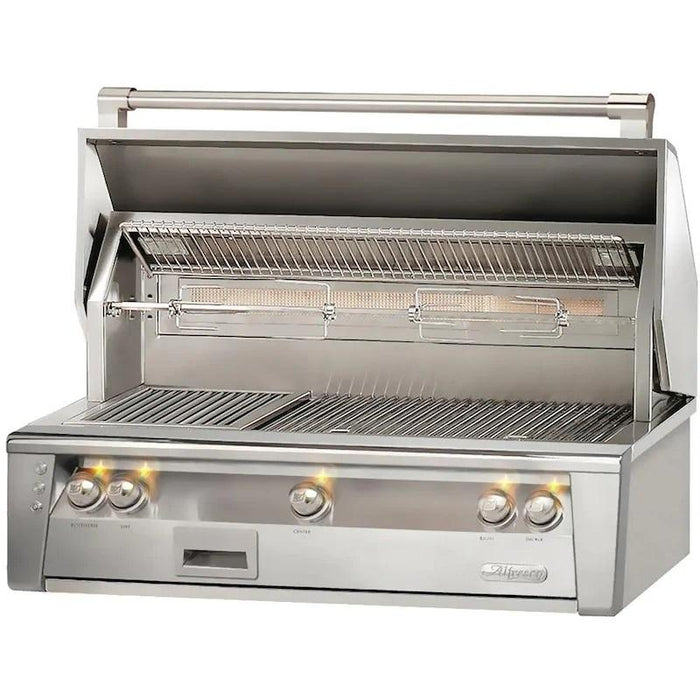 Alfresco ALXE 42" BI NG Grill With Sear Zone And Rotisserie